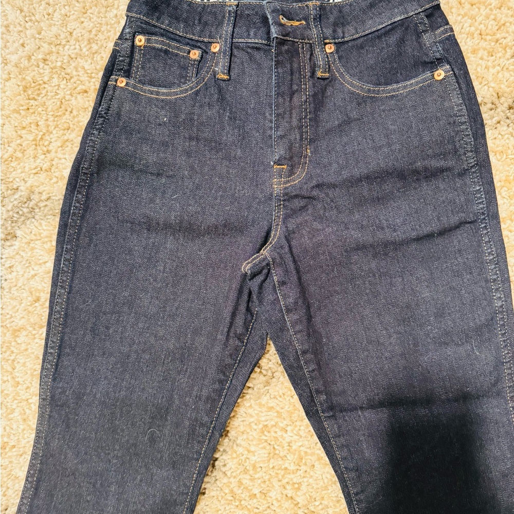 JCrew "Vintage" Slim Straight Dark Wash High-Rise Jeans 26P